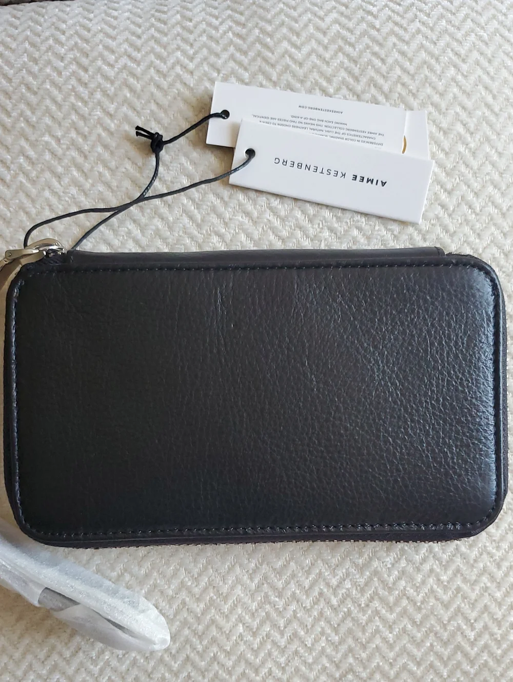 Aimee Kestenberg Leather Stud Wristlet Wallet - Picture 2 of 16